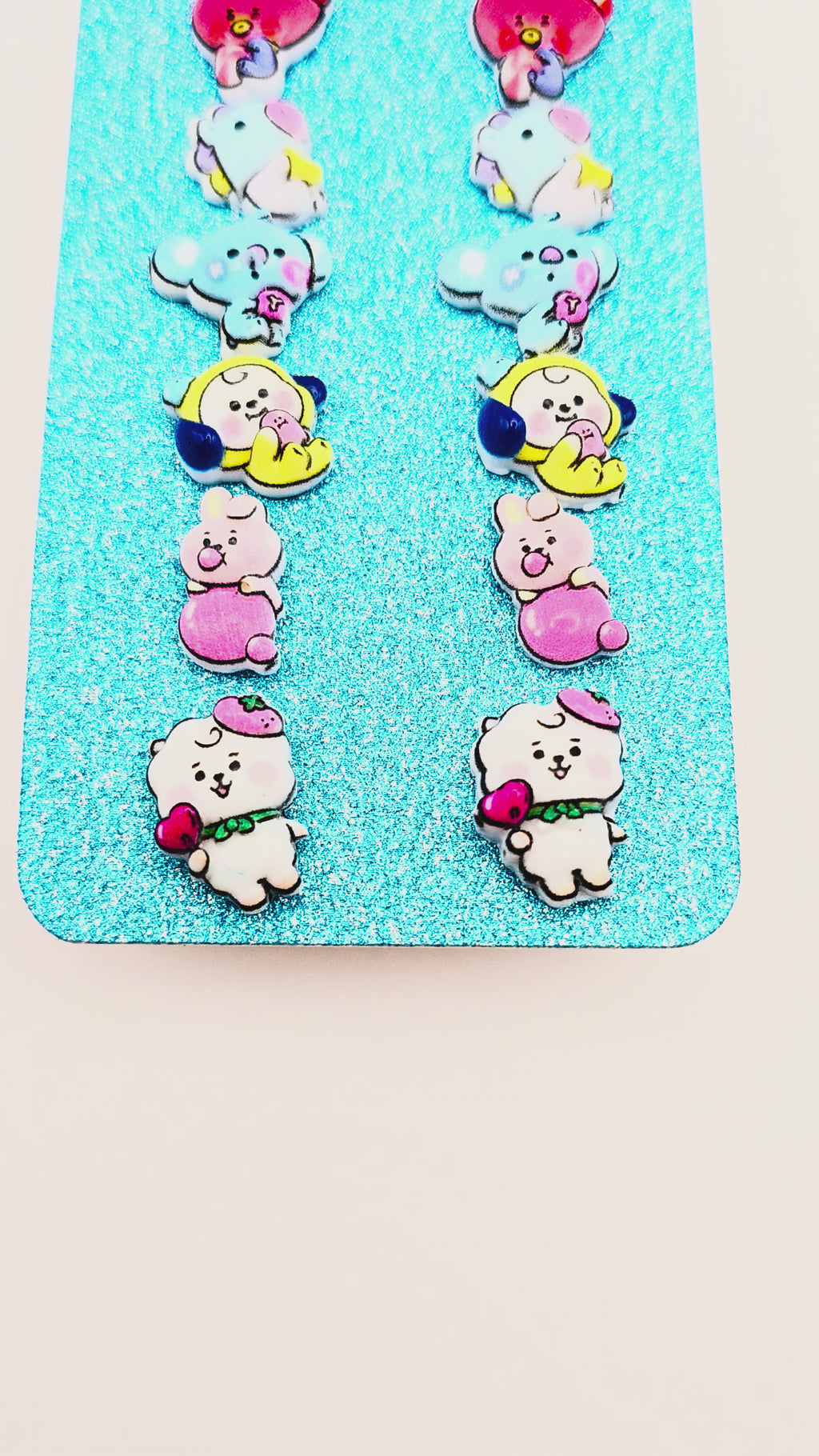 BT21 Inspired Candy Earrings