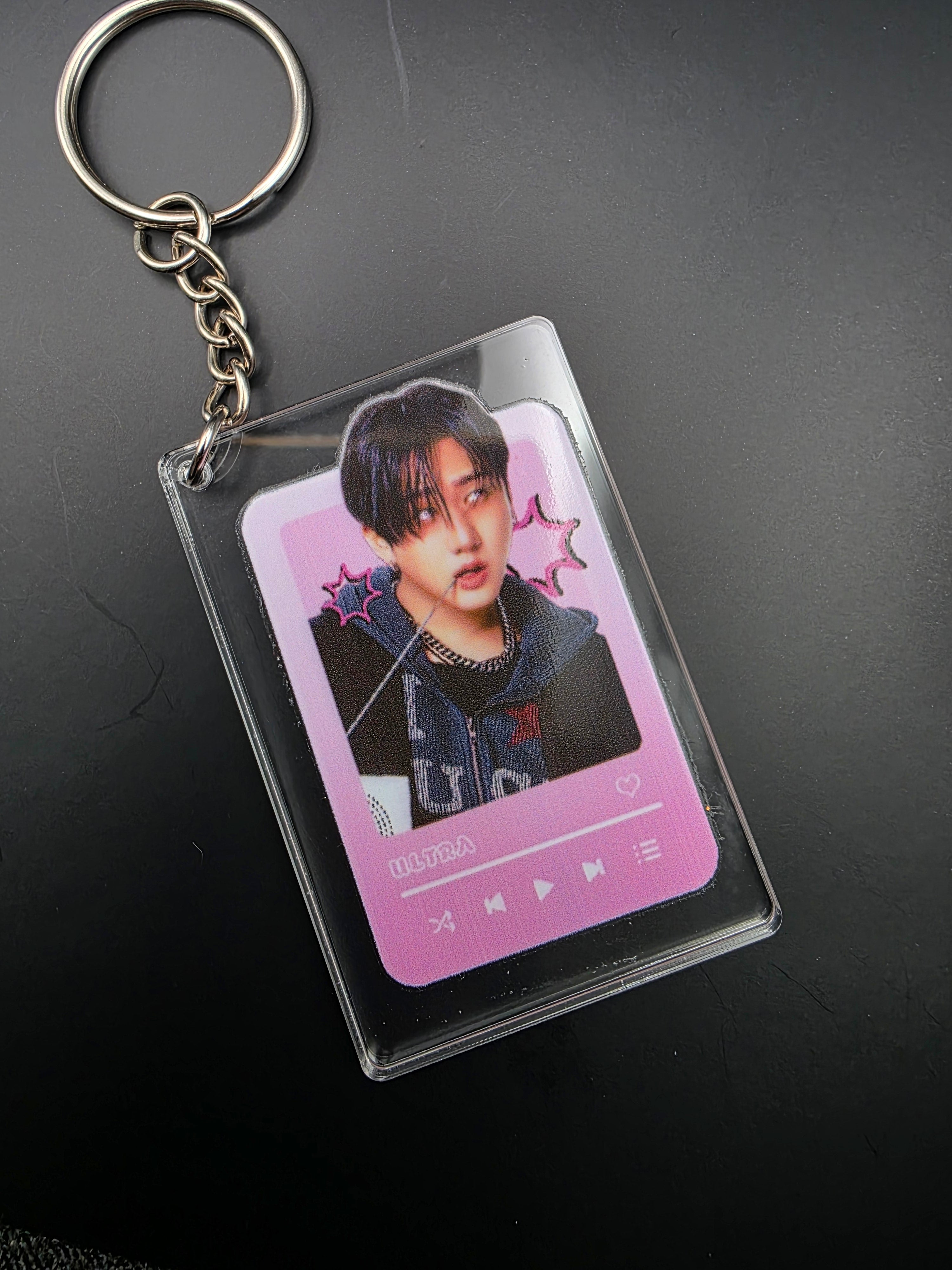 Skz Inspired Music Player Keychain
