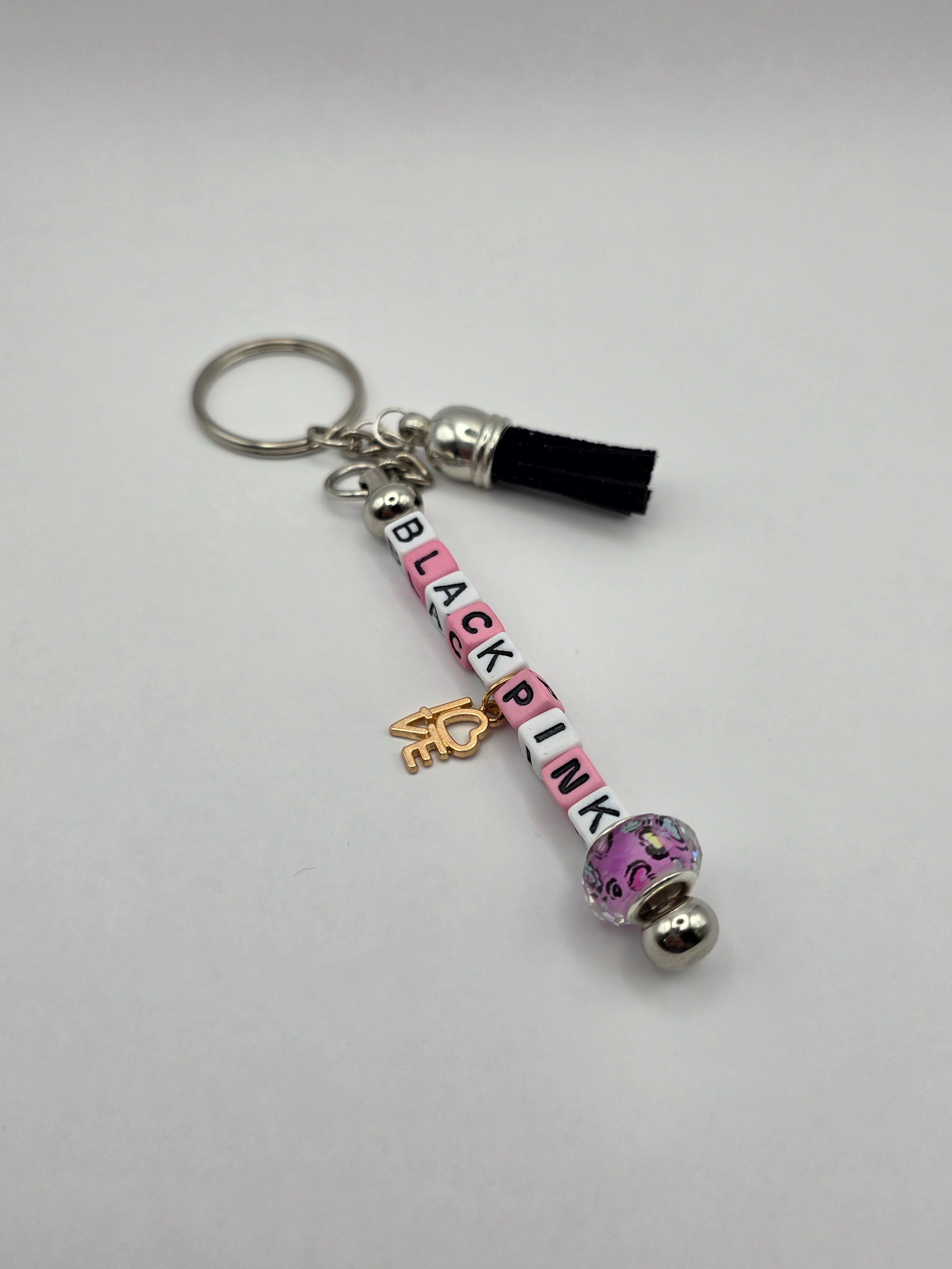 I Love Black&Pink Keychain