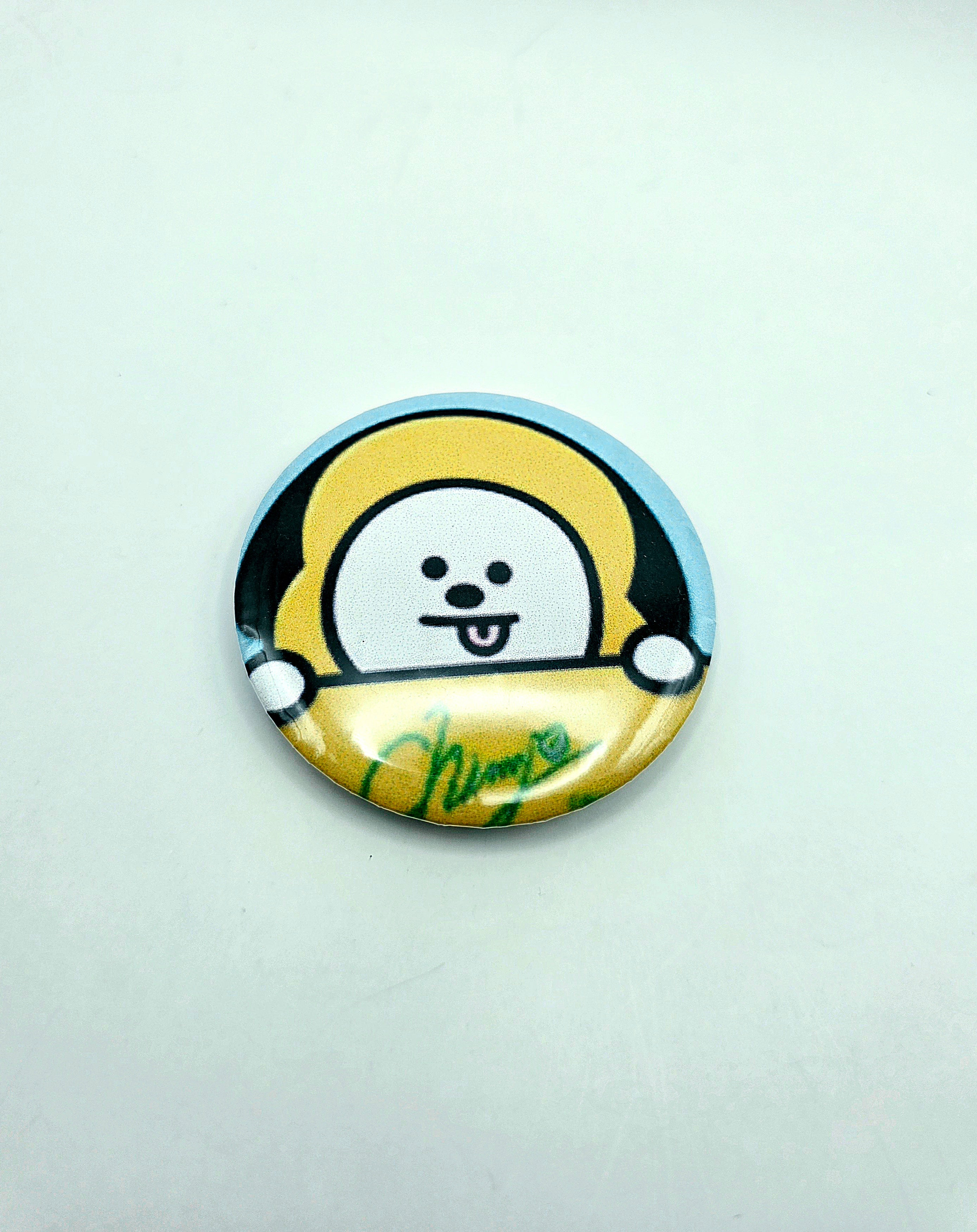 BT21 Inspired Large Signature BadgePins