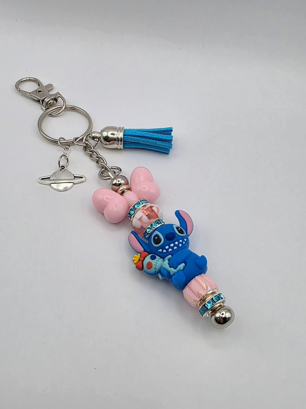 Stitch Inspired Keychain