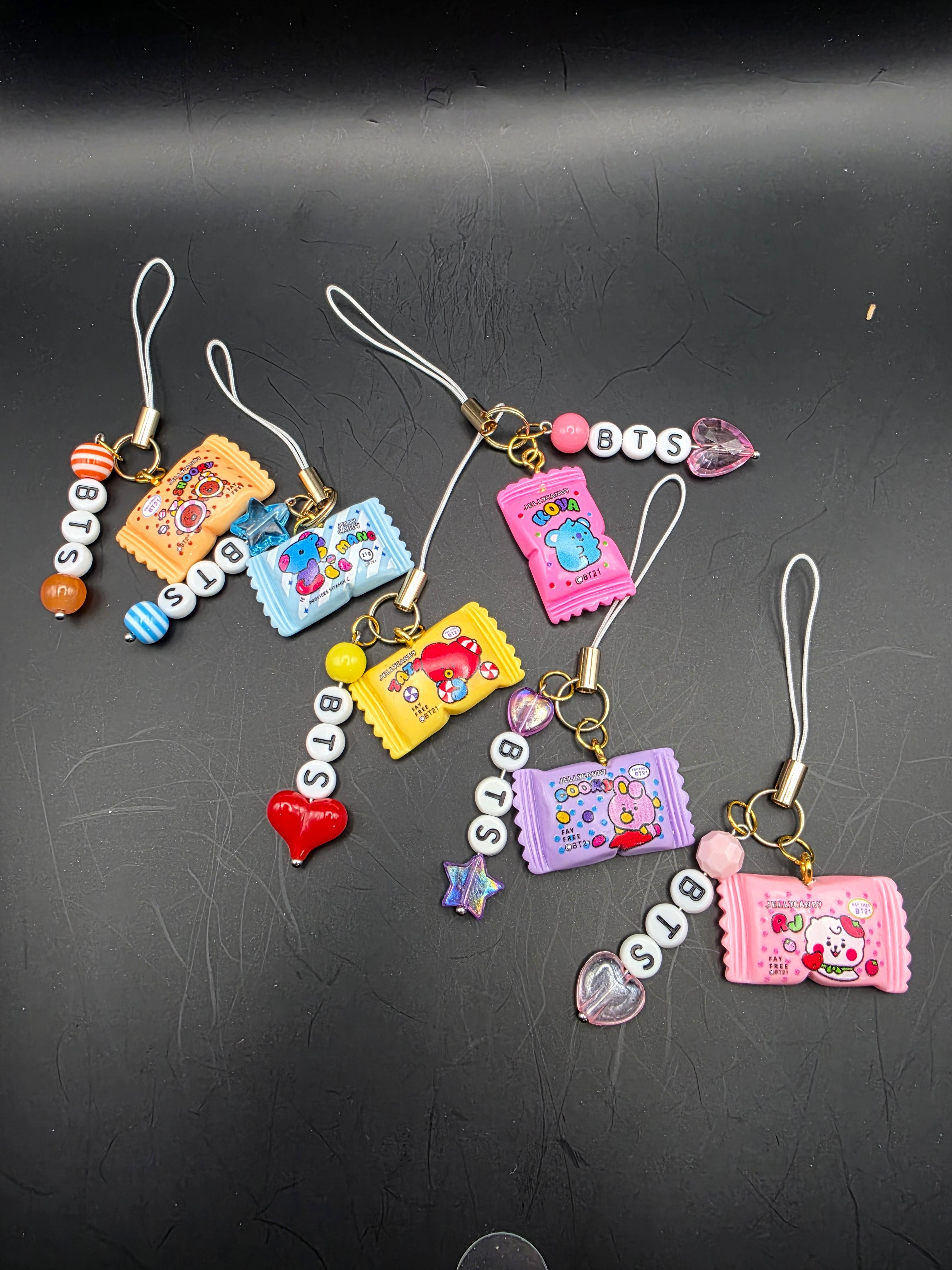 BTS Inspired Phone Charms