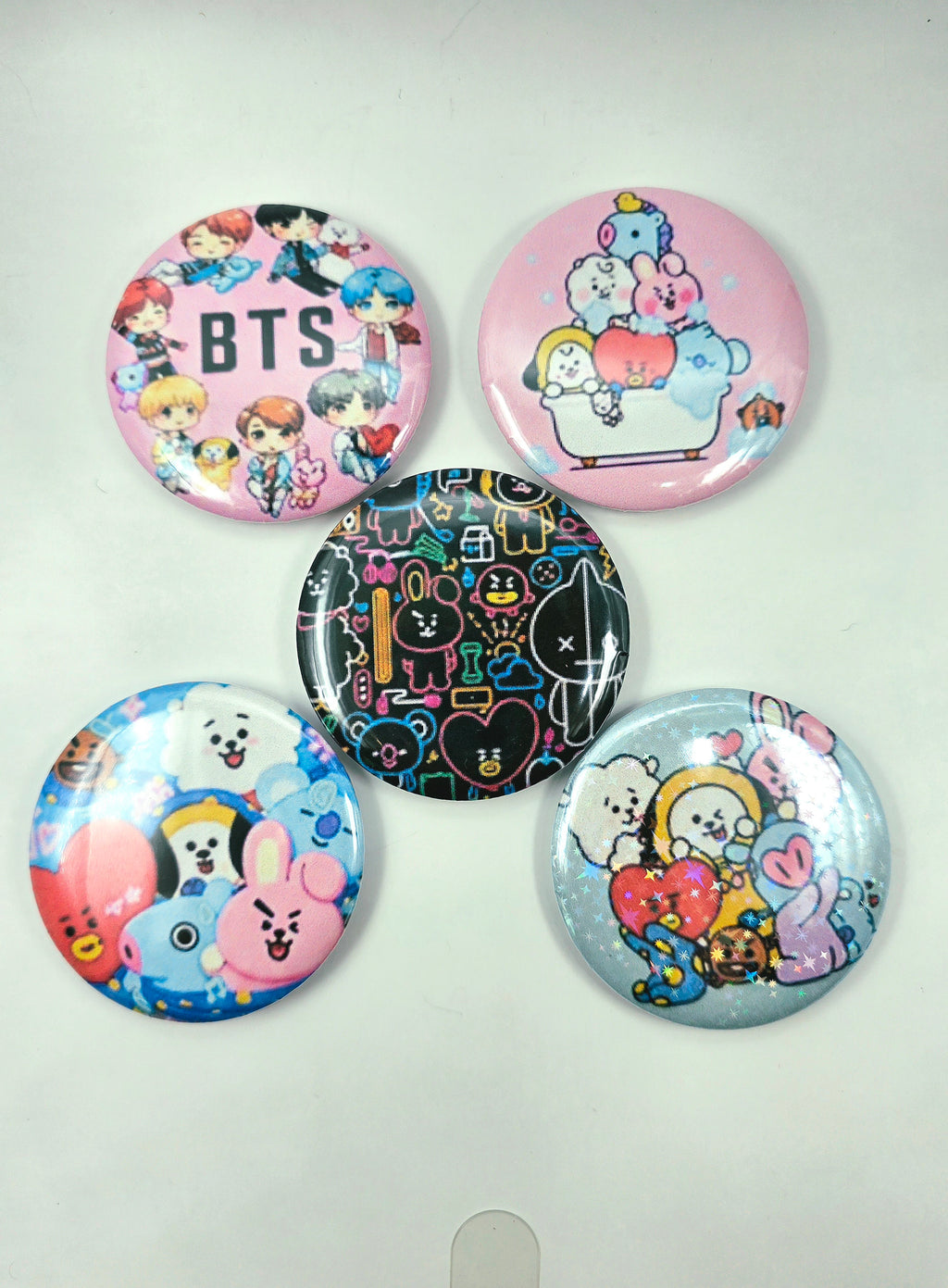 BT21 Inspired Large Group BadgePins
