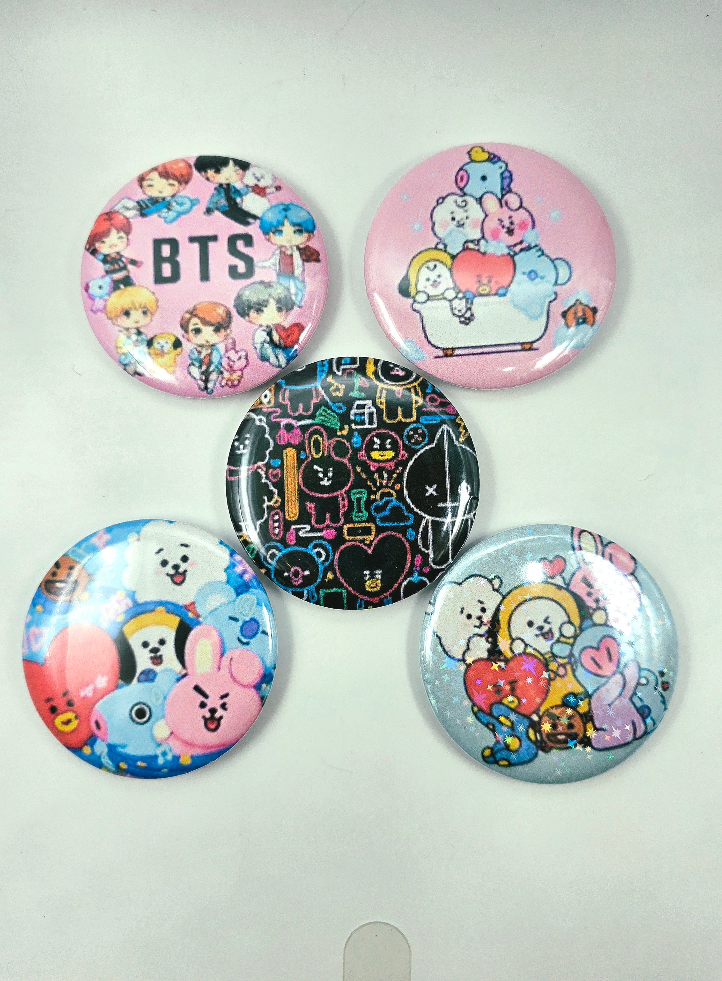 BT21 Inspired Large Group BadgePins