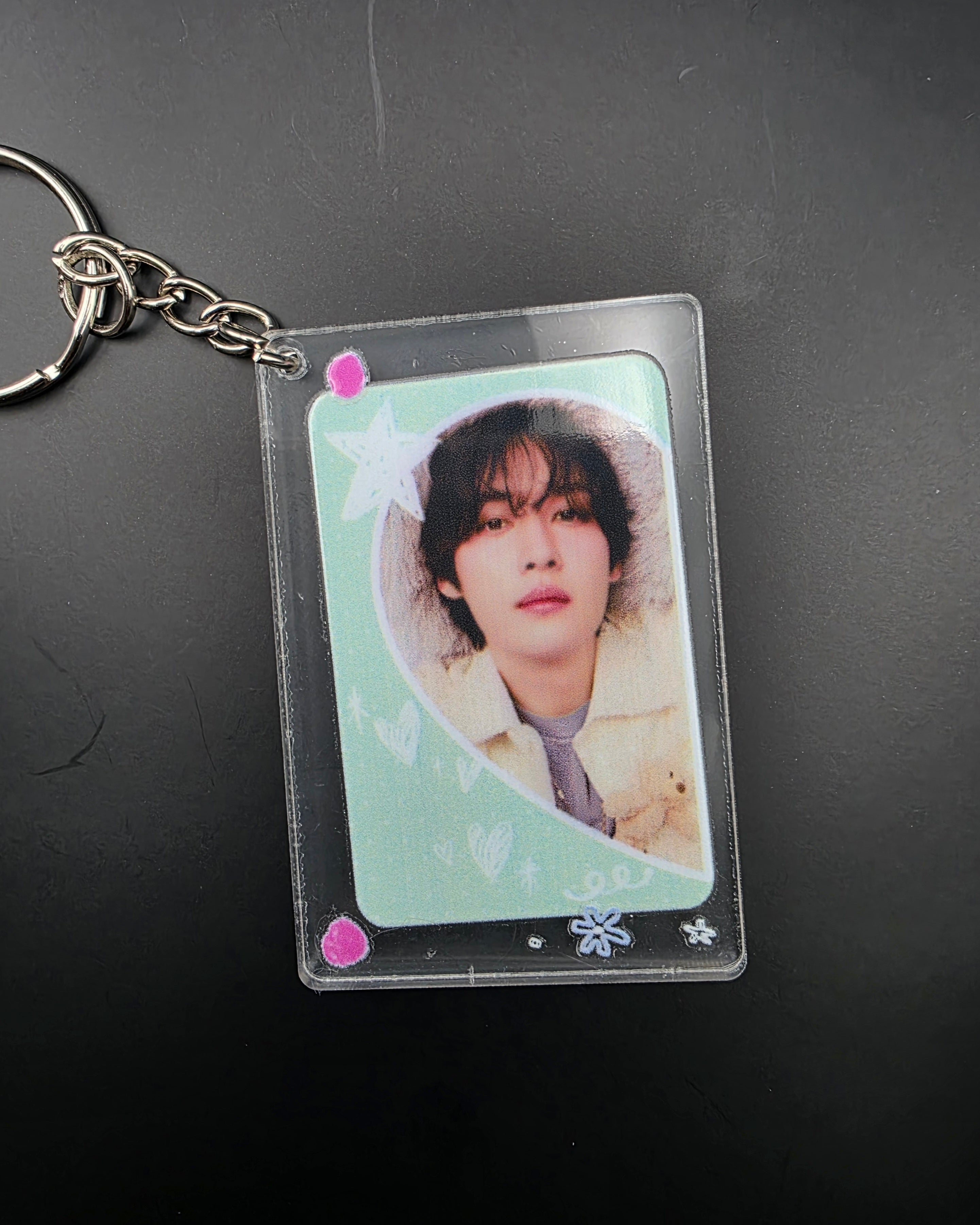 Skz Inspired Half Heart Keychain