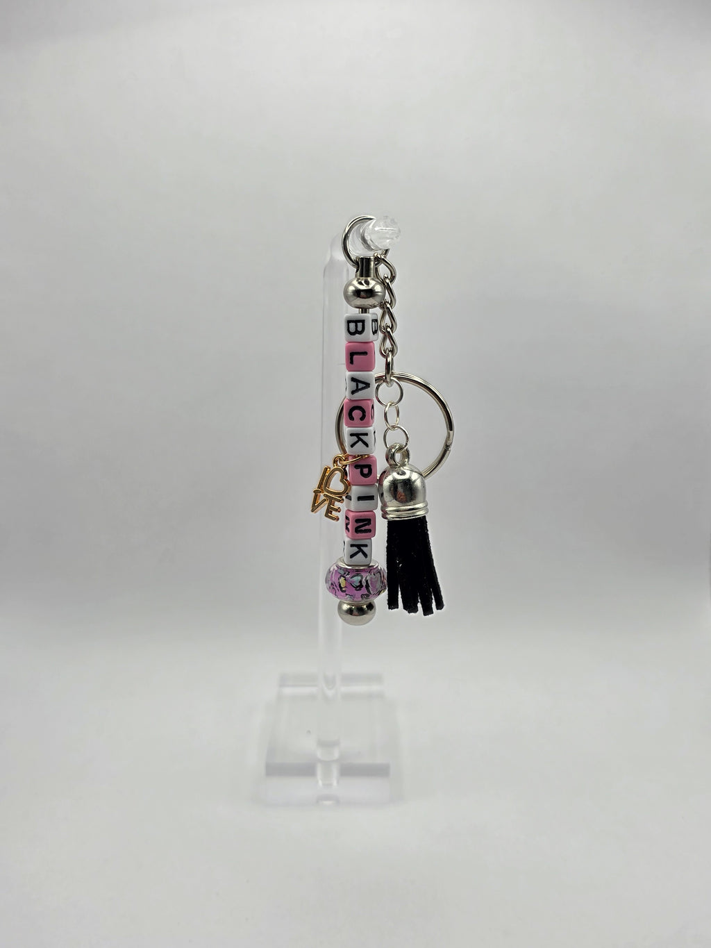 I Love Black&Pink Keychain