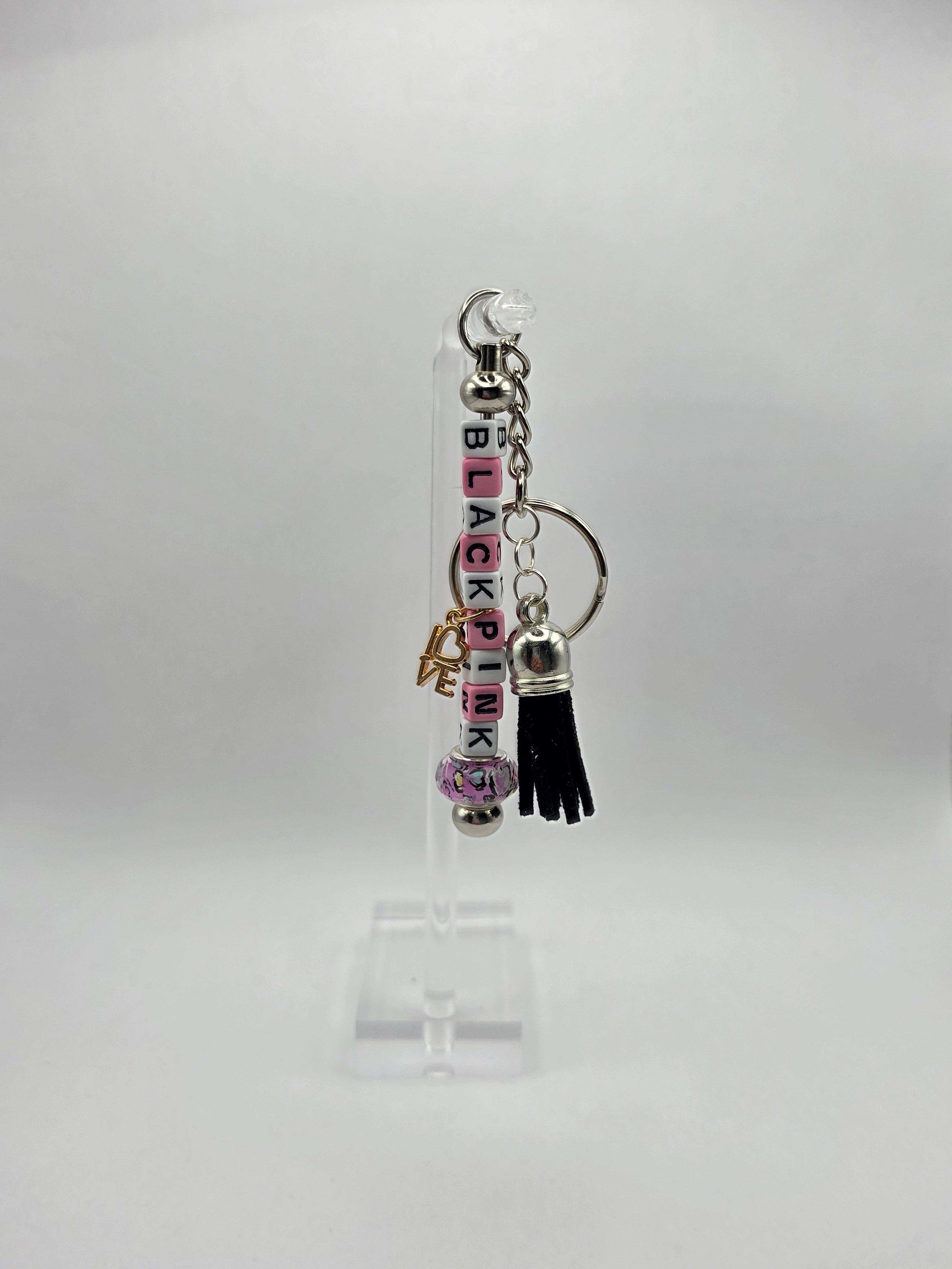 I Love Black&Pink Keychain