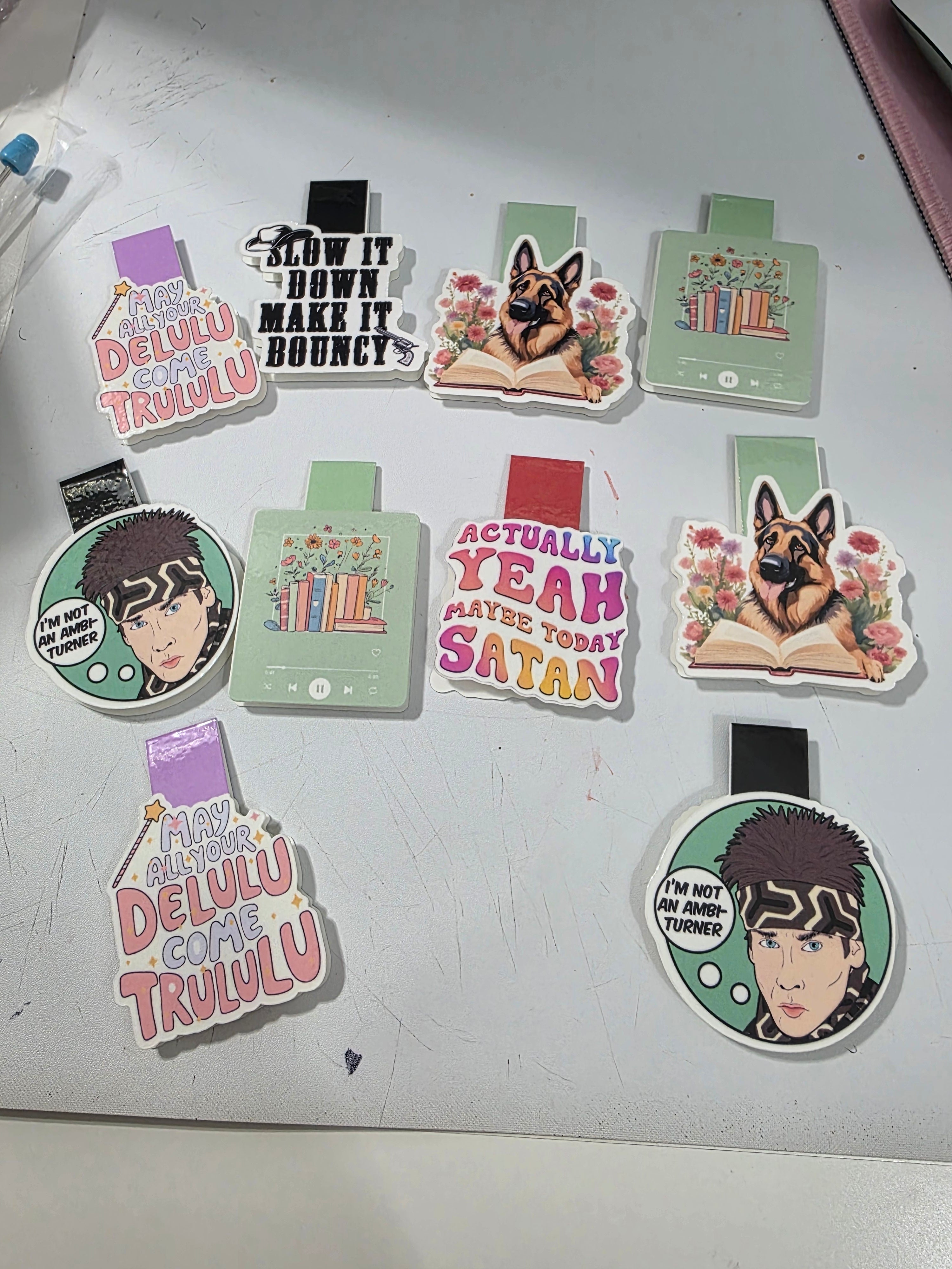 Assorted Magnetic Bookmarks