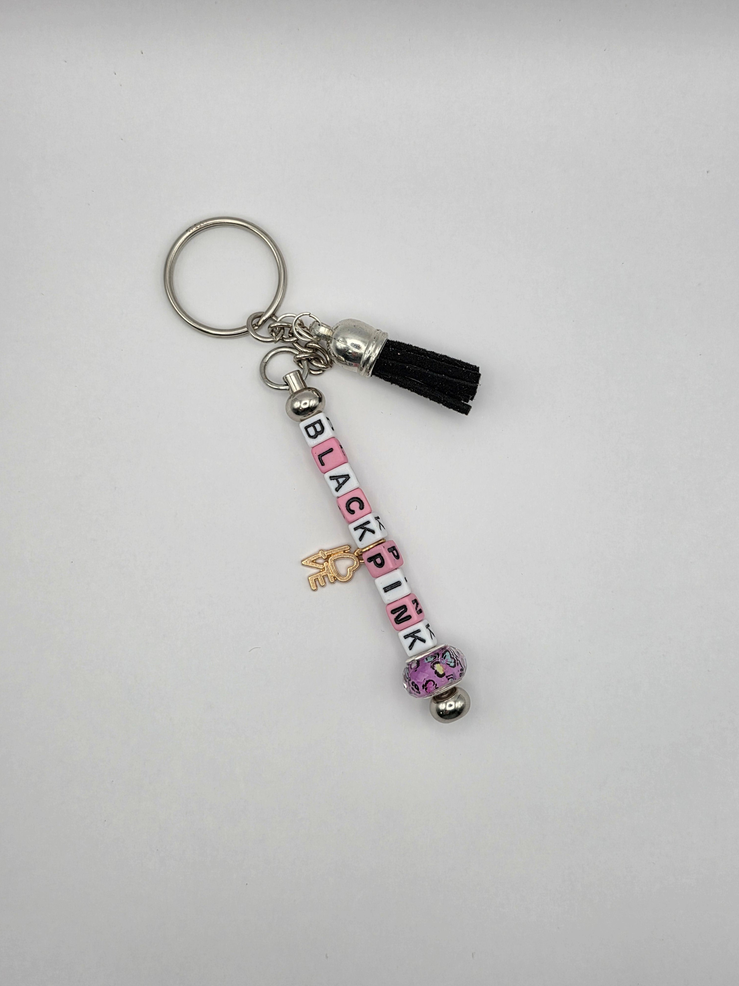 I Love Black&Pink Keychain