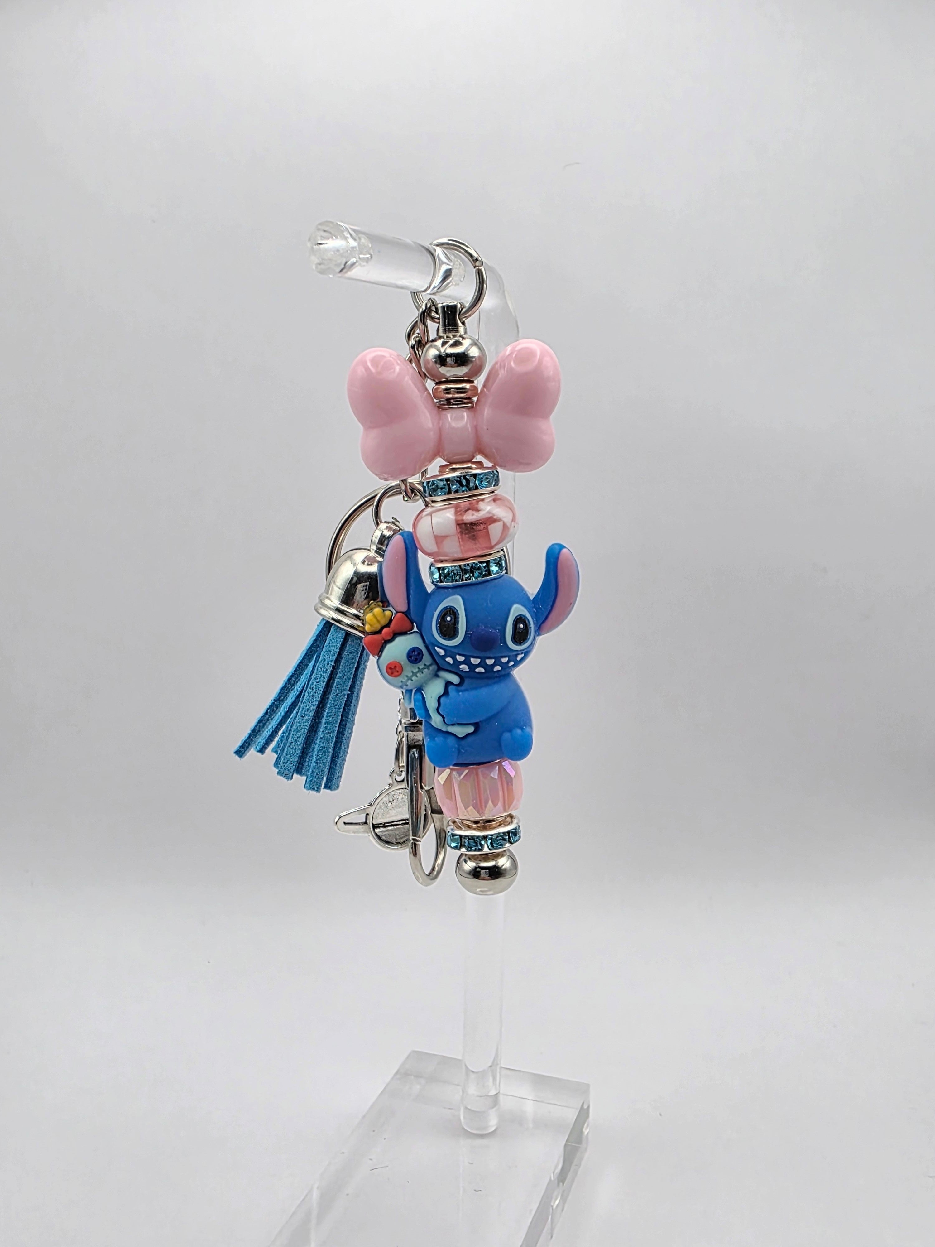 Stitch Inspired Keychain