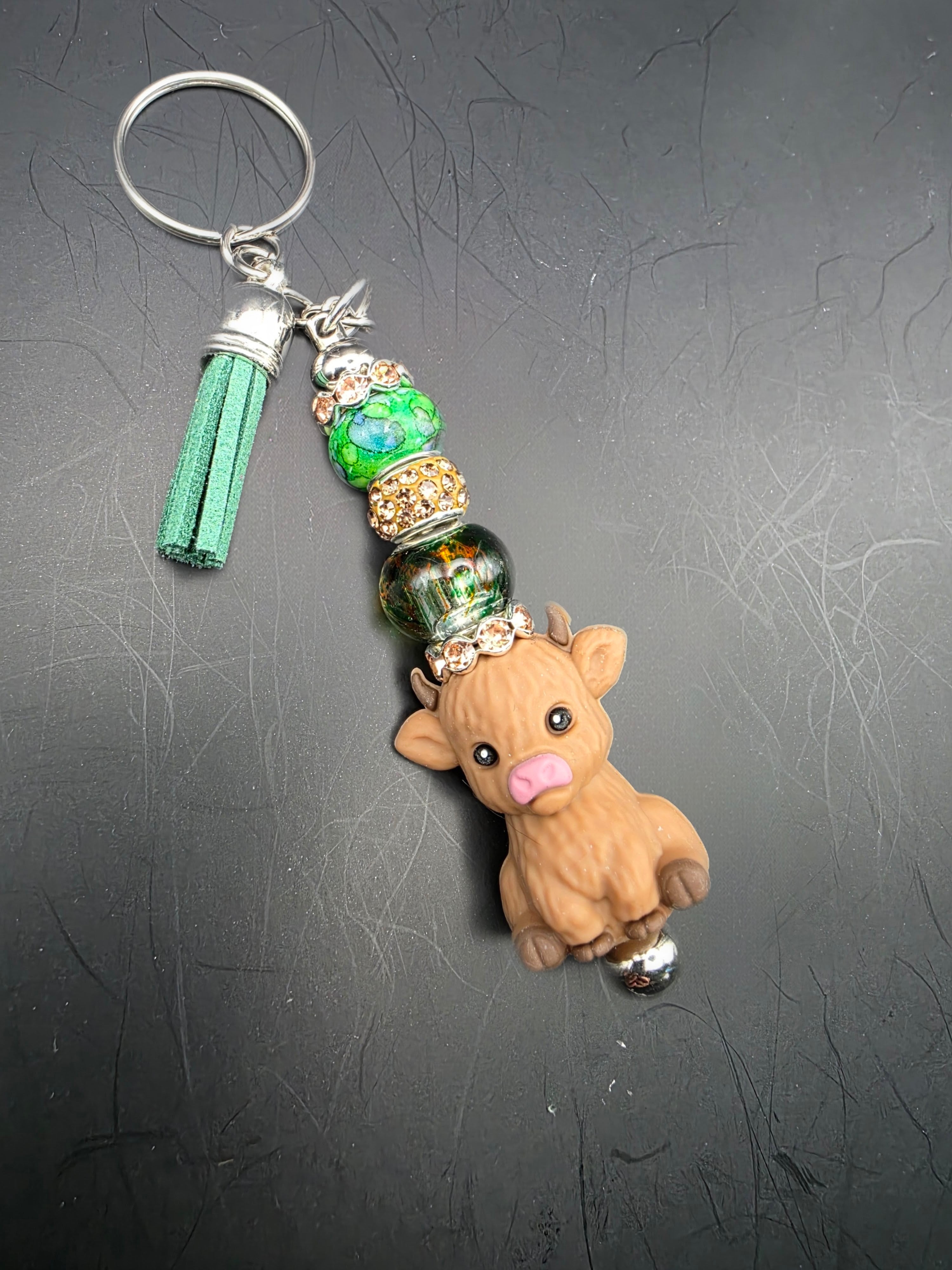 Highland Cow Keychain