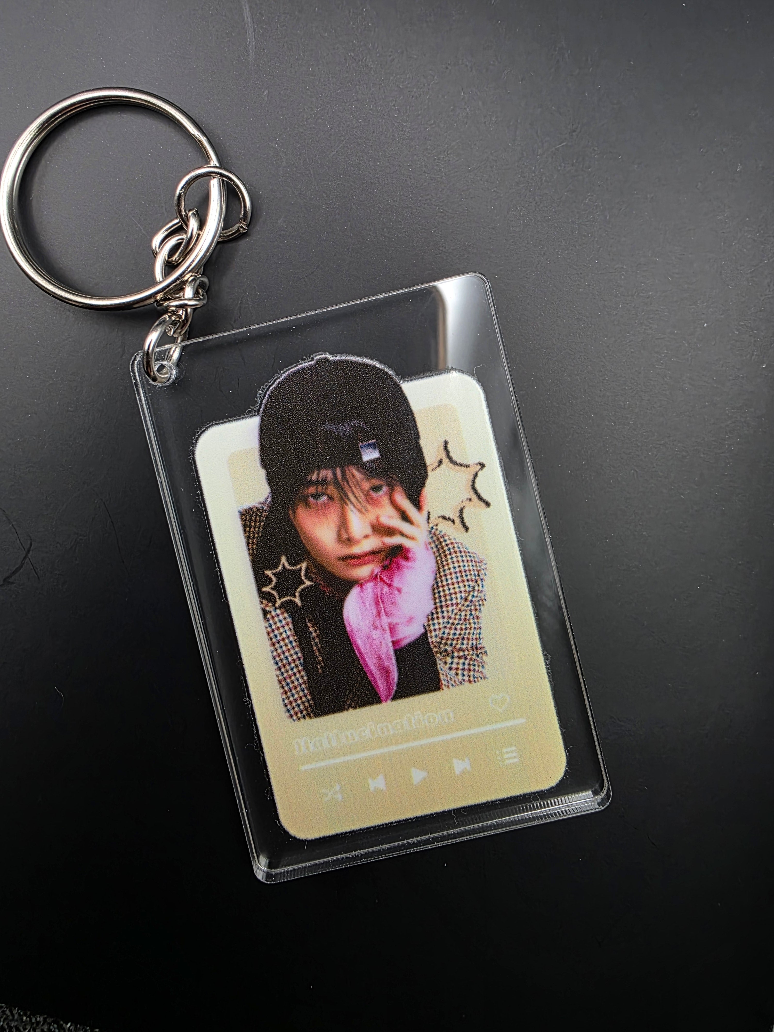 Skz Inspired Music Player Keychain