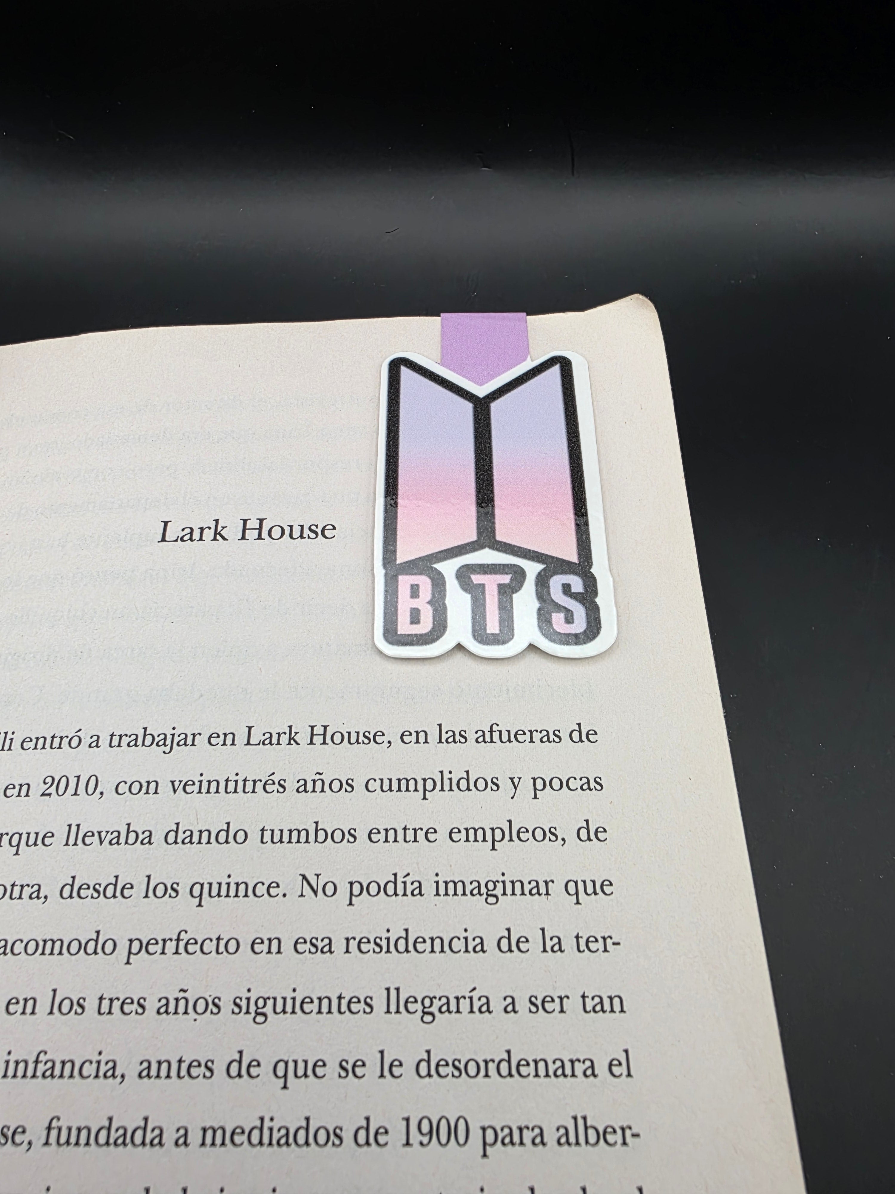 BTS Inspired Bookmark