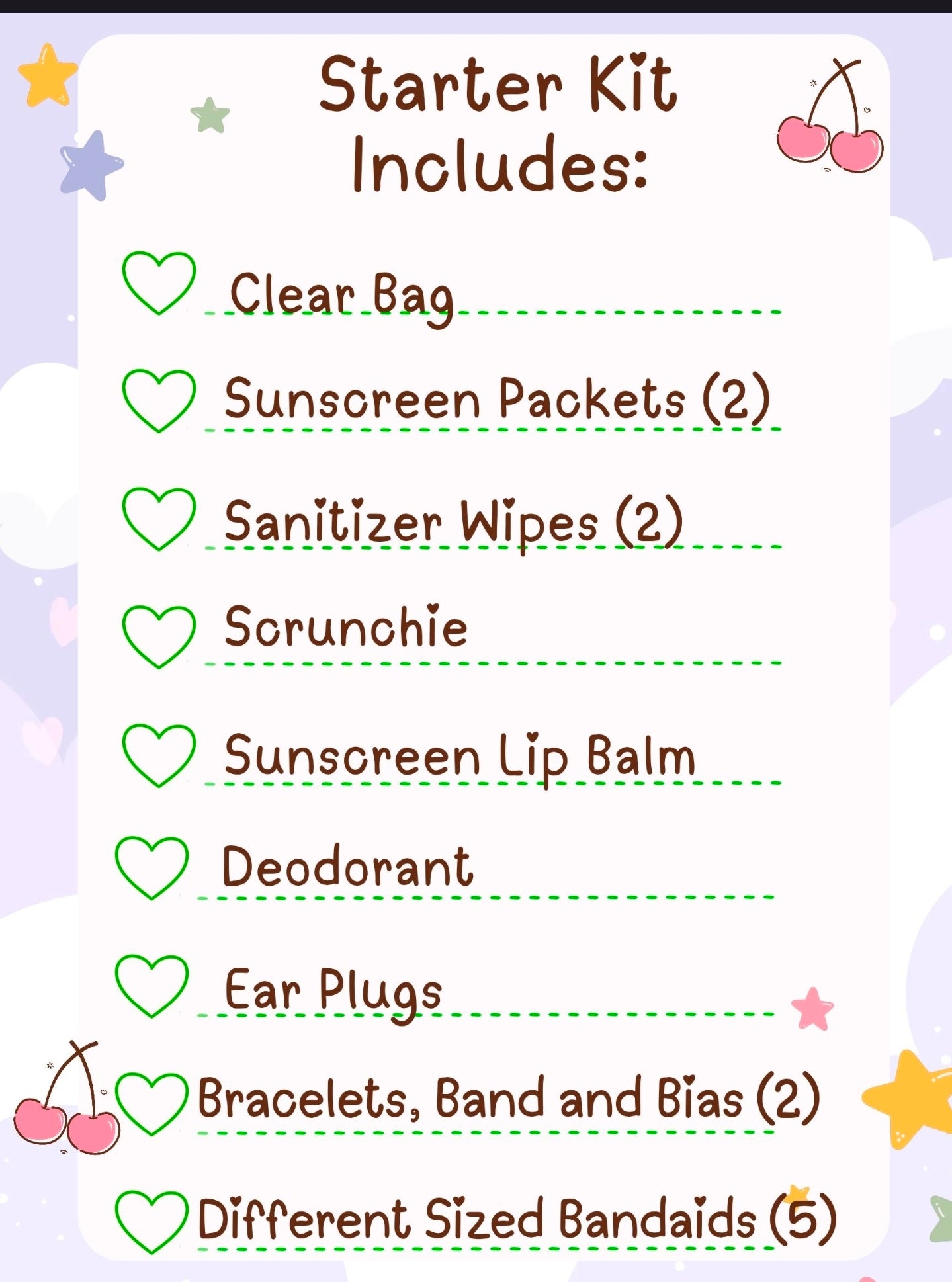 Concert-Ready Essentials Bag