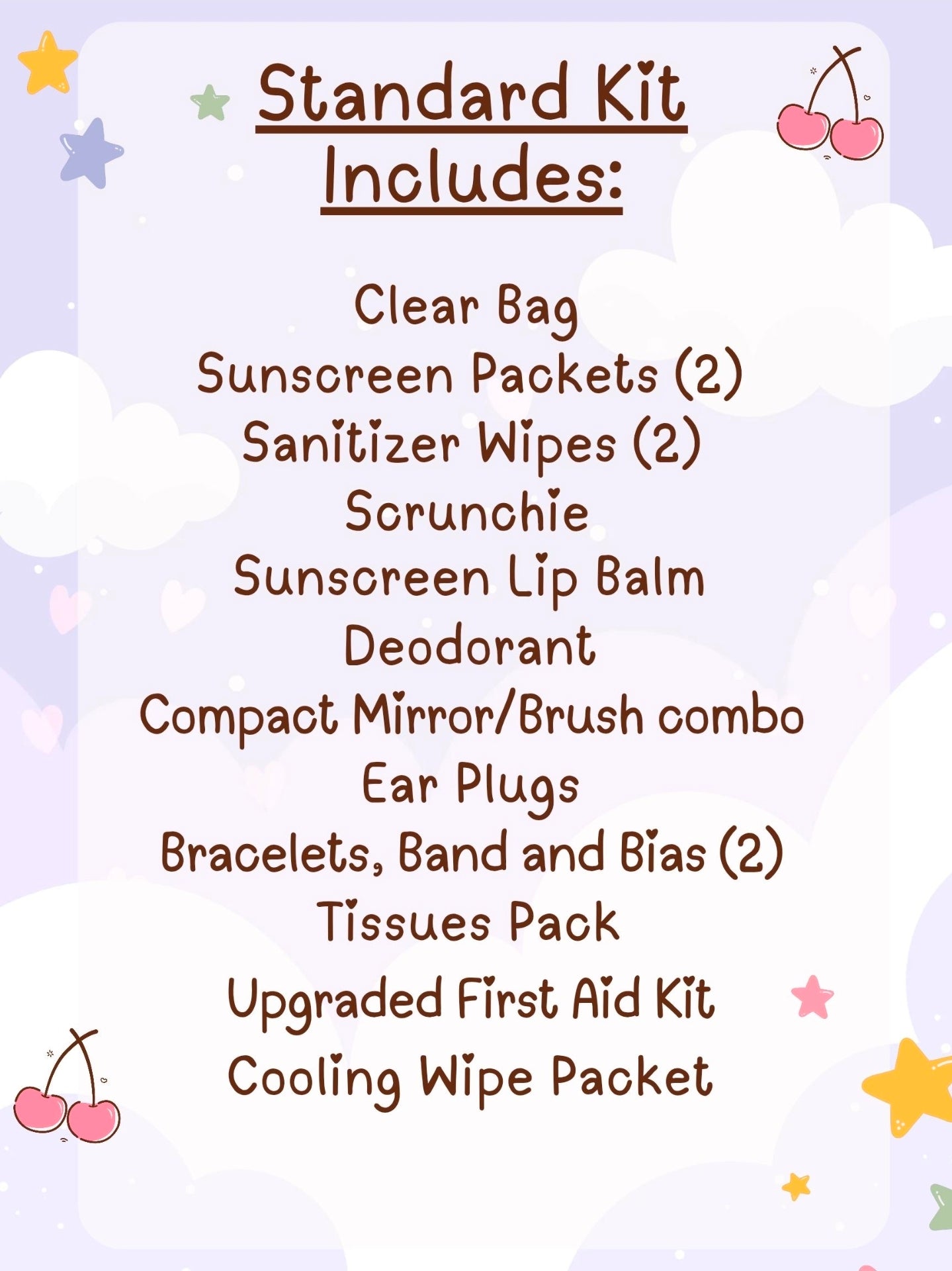 Concert-Ready Essentials Bag
