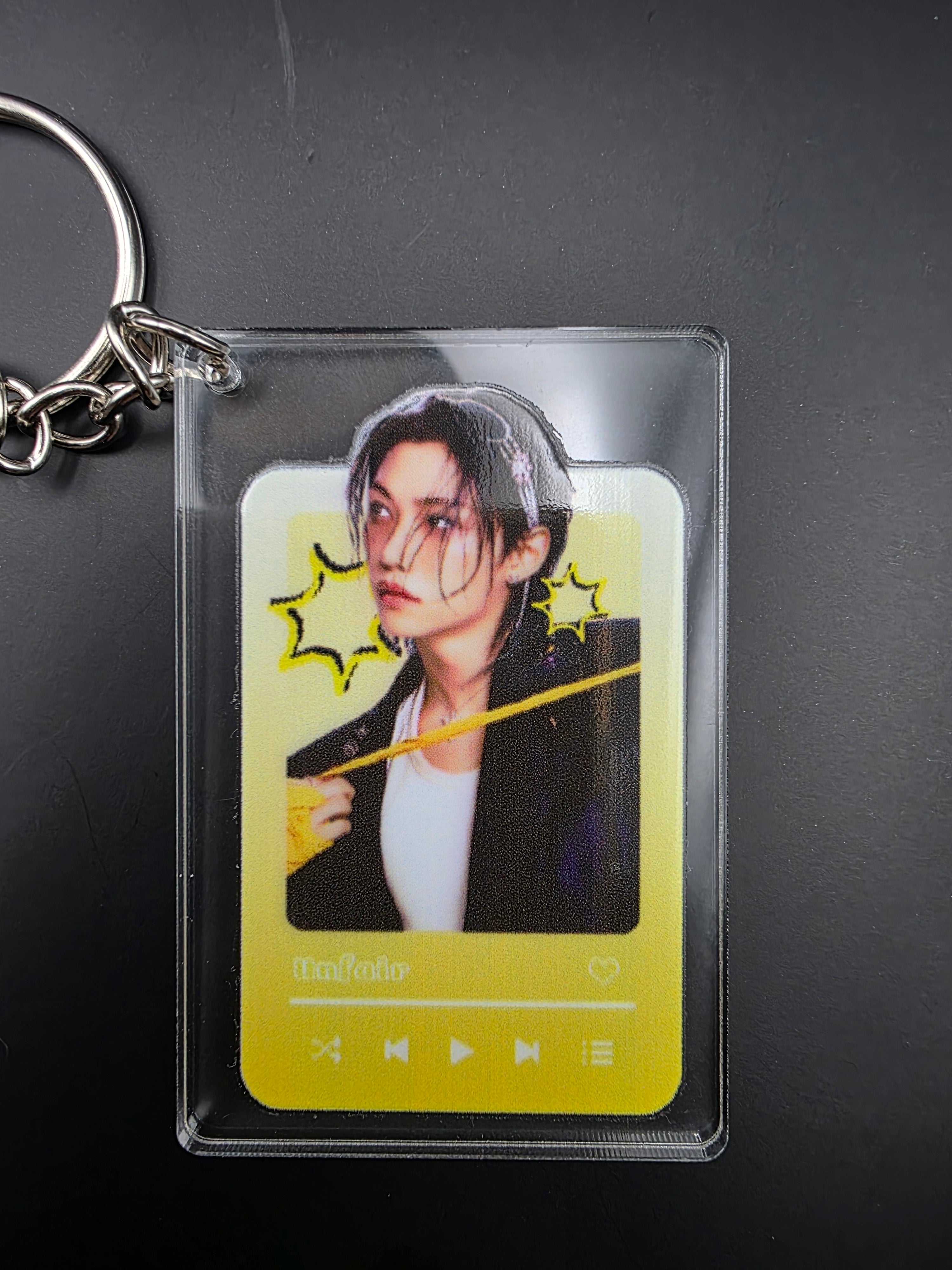 Skz Inspired Music Player Keychain