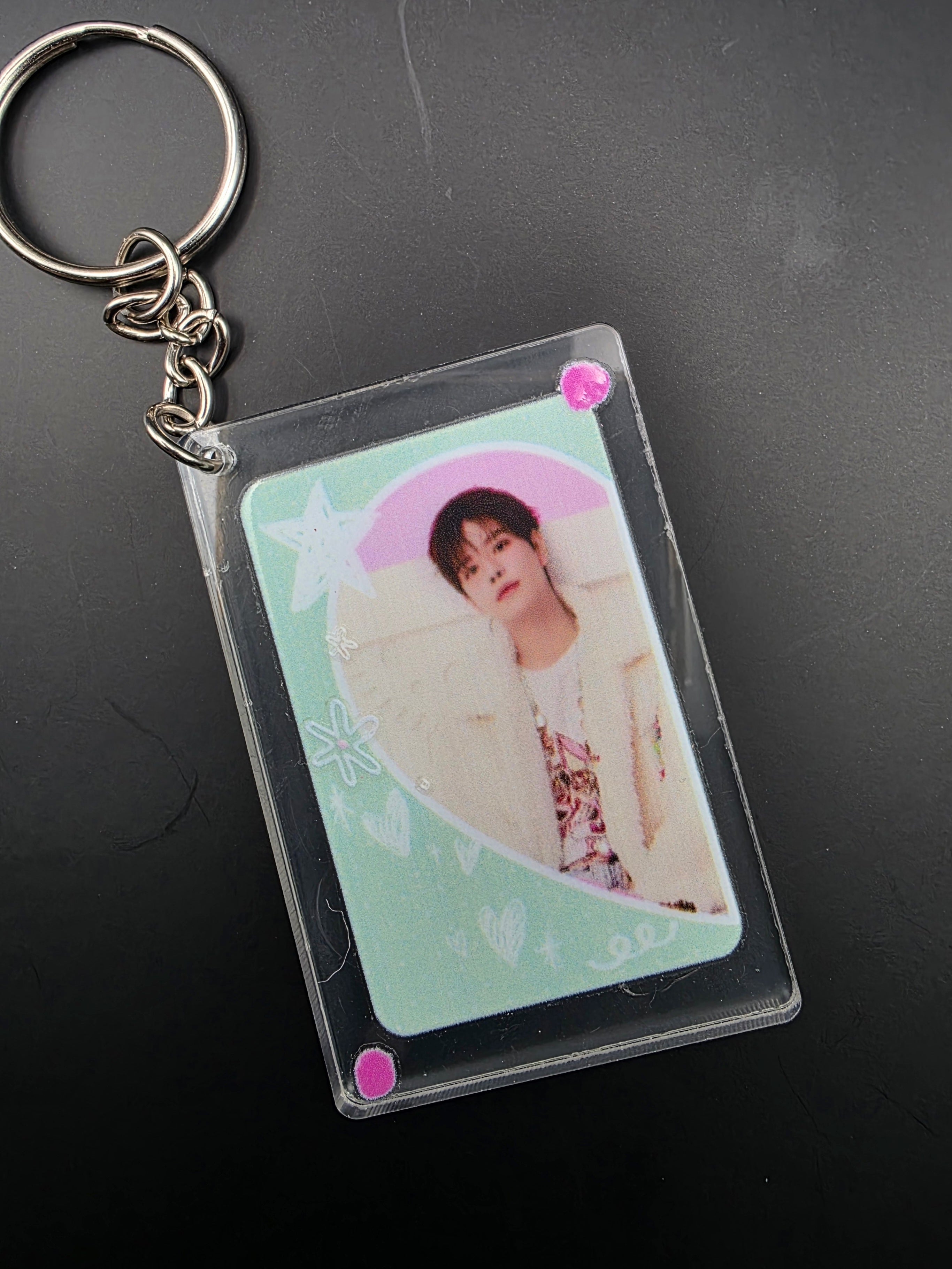 Skz Inspired Half Heart Keychain
