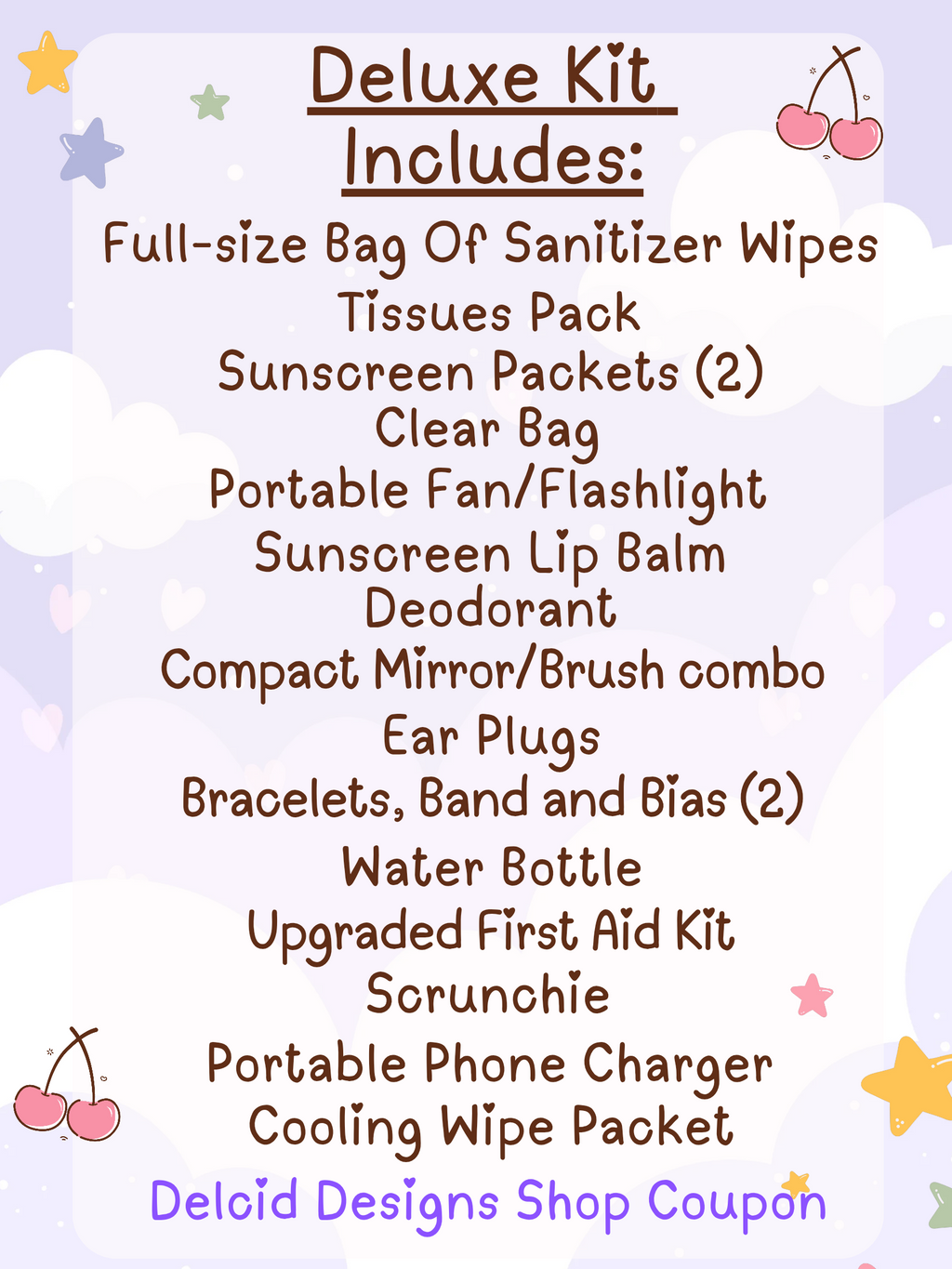 Concert-Ready Essentials Bag