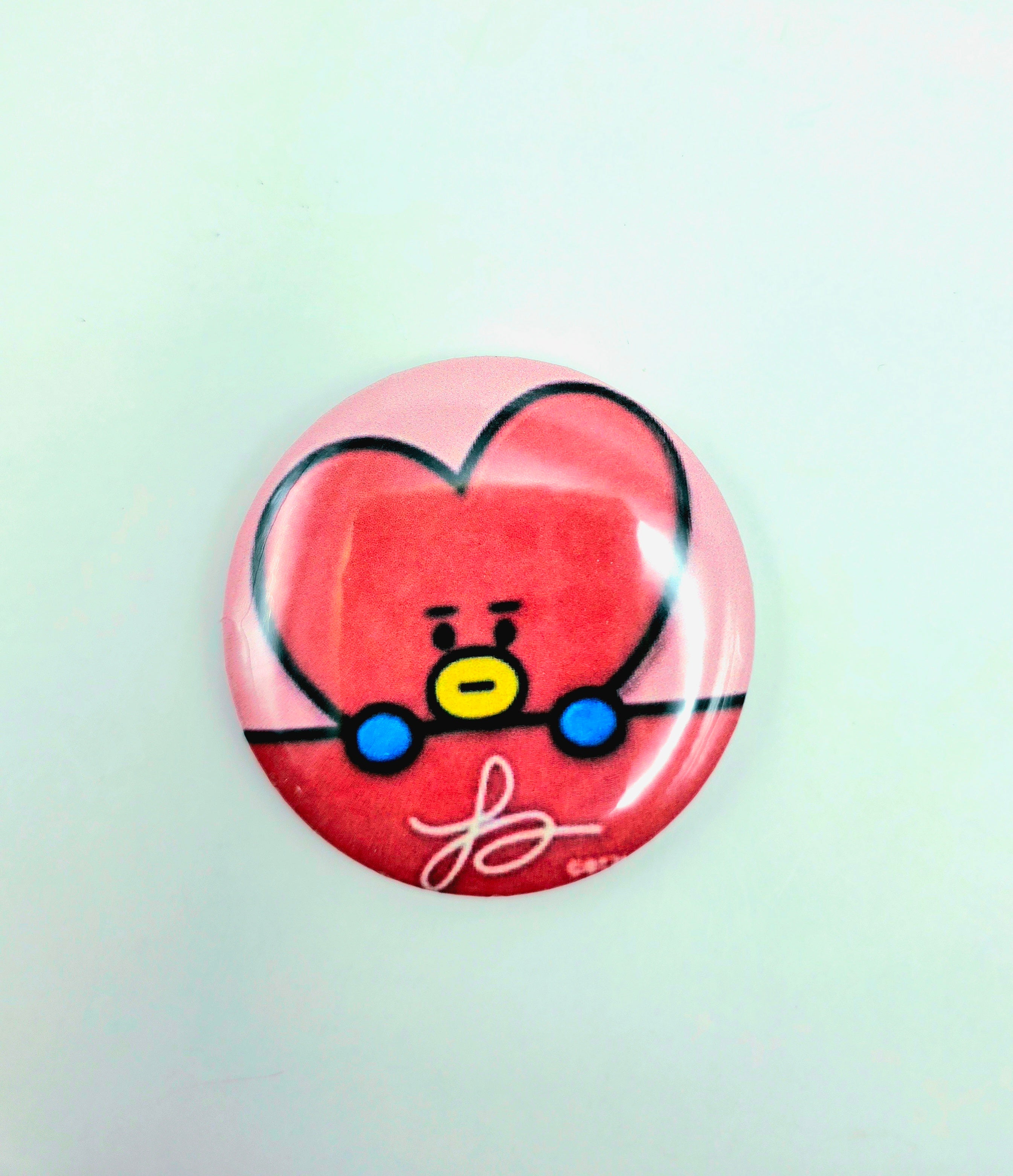 BT21 Inspired Large Signature BadgePins