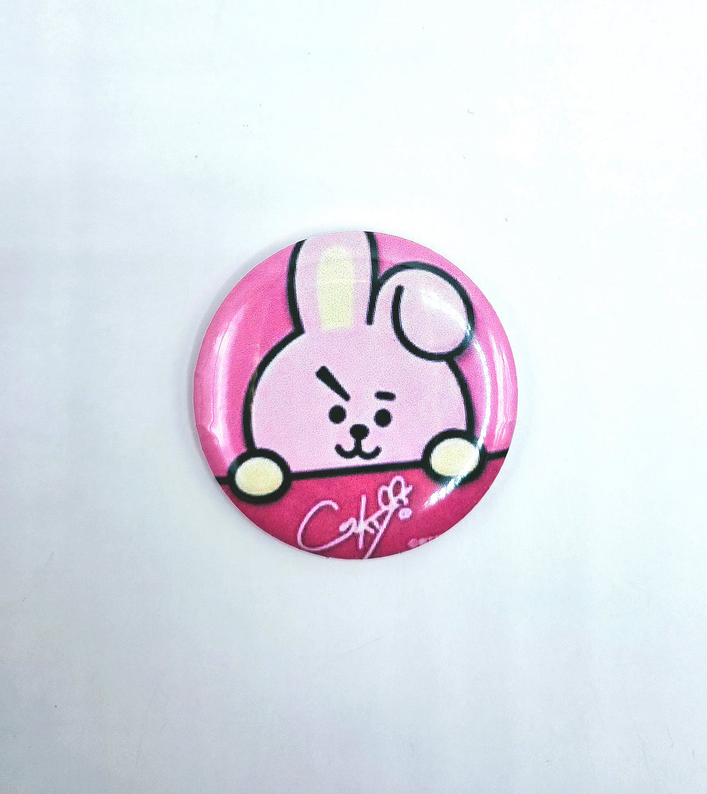 BT21 Inspired Large Signature BadgePins